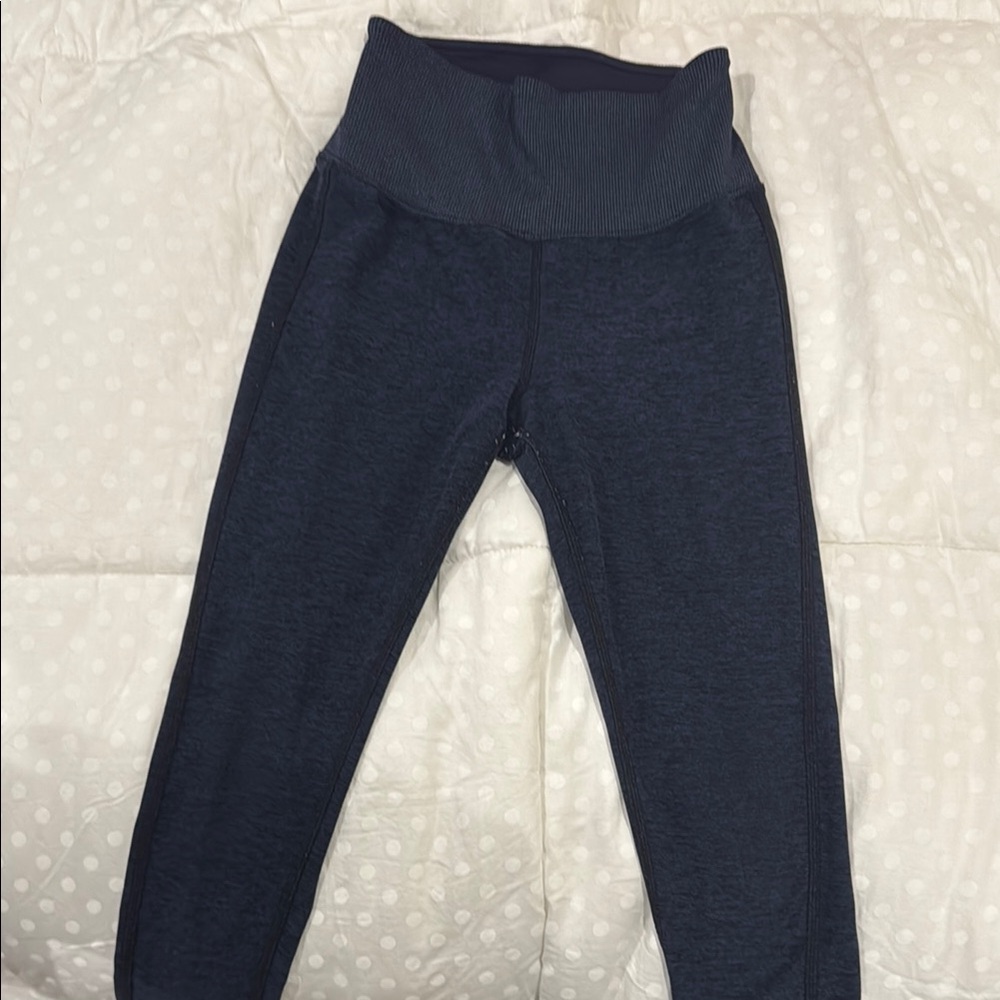 ALO Yoga Blue Leggings Comfortable Stylish